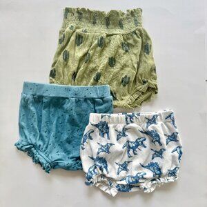 Kate Quinn Bloomer Bundle | Dinosaur, Cactus, Blue | 2T | 3 Piece Set